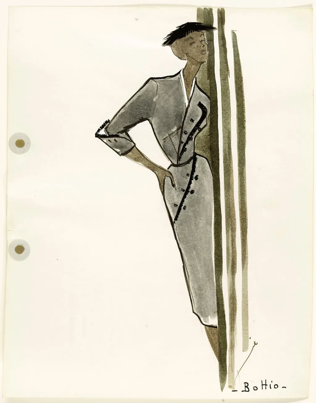 'Bottio', by Marie-Louise Carven, 1951