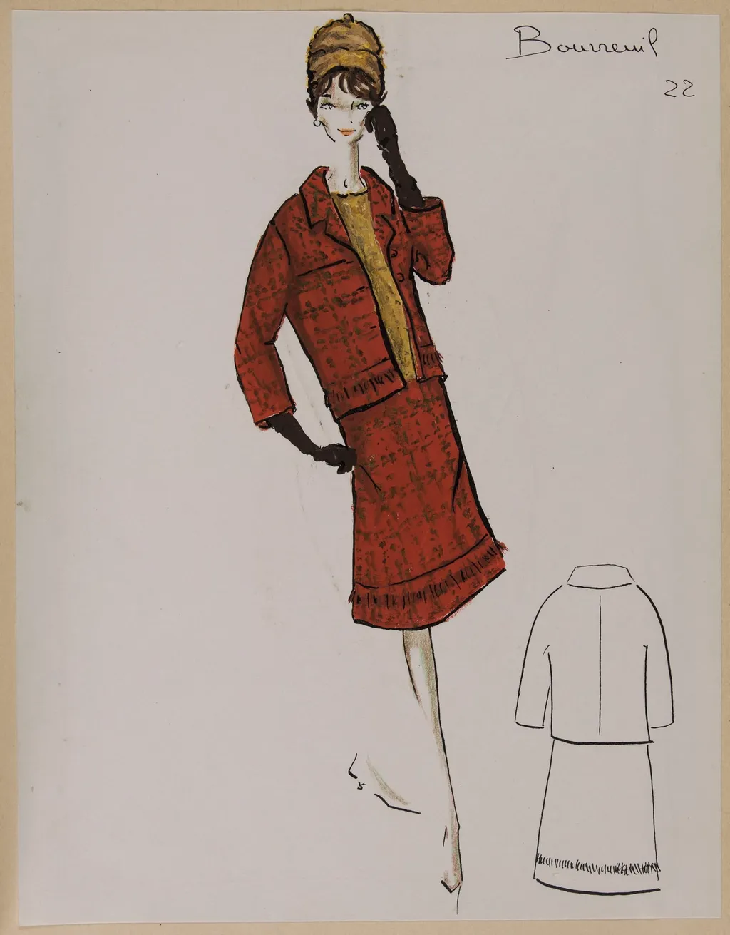 Bouvreuil, by Marie-Louise Carven, 1960