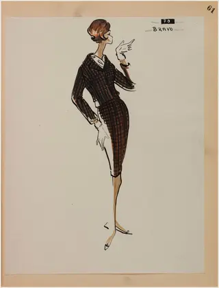 Bravo, by Marie-Louise Carven, 1958