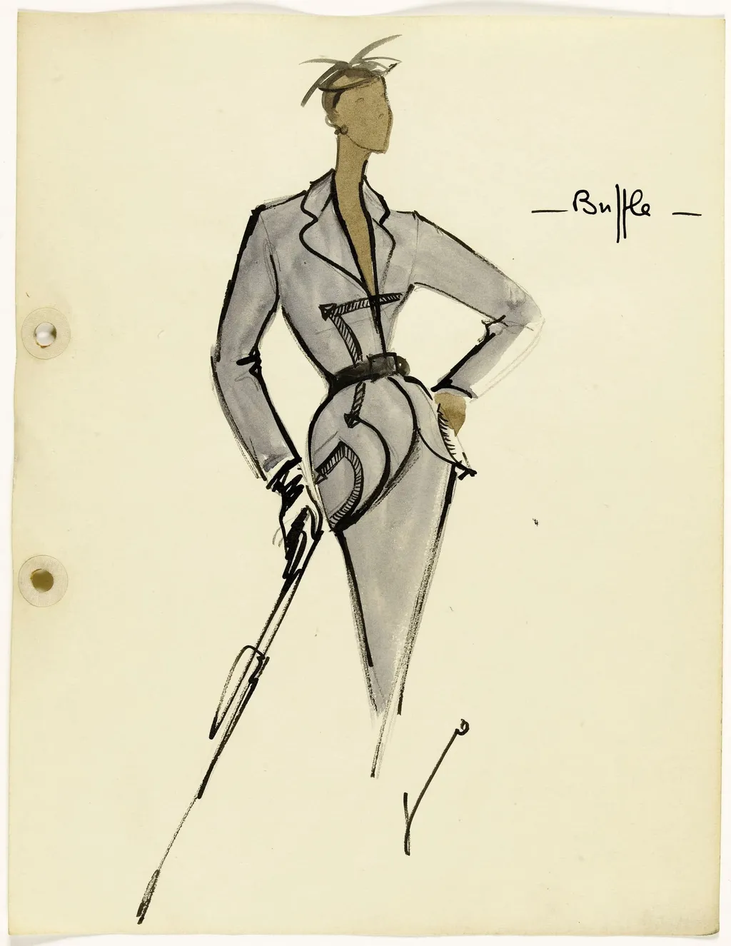 'Buffle', by Marie-Louise Carven, 1951