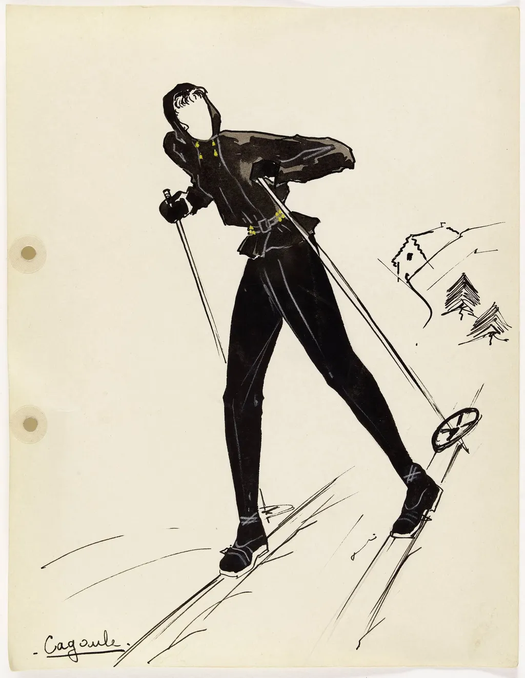 'Cagoule', by Marie-Louise Carven, 1949