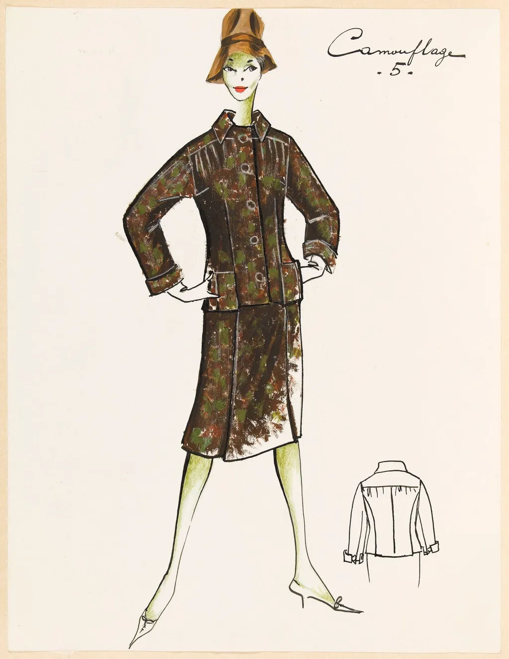 Camouflage, by Marie-Louise Carven, 1959