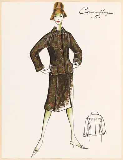 Camouflage, by Marie-Louise Carven, 1959