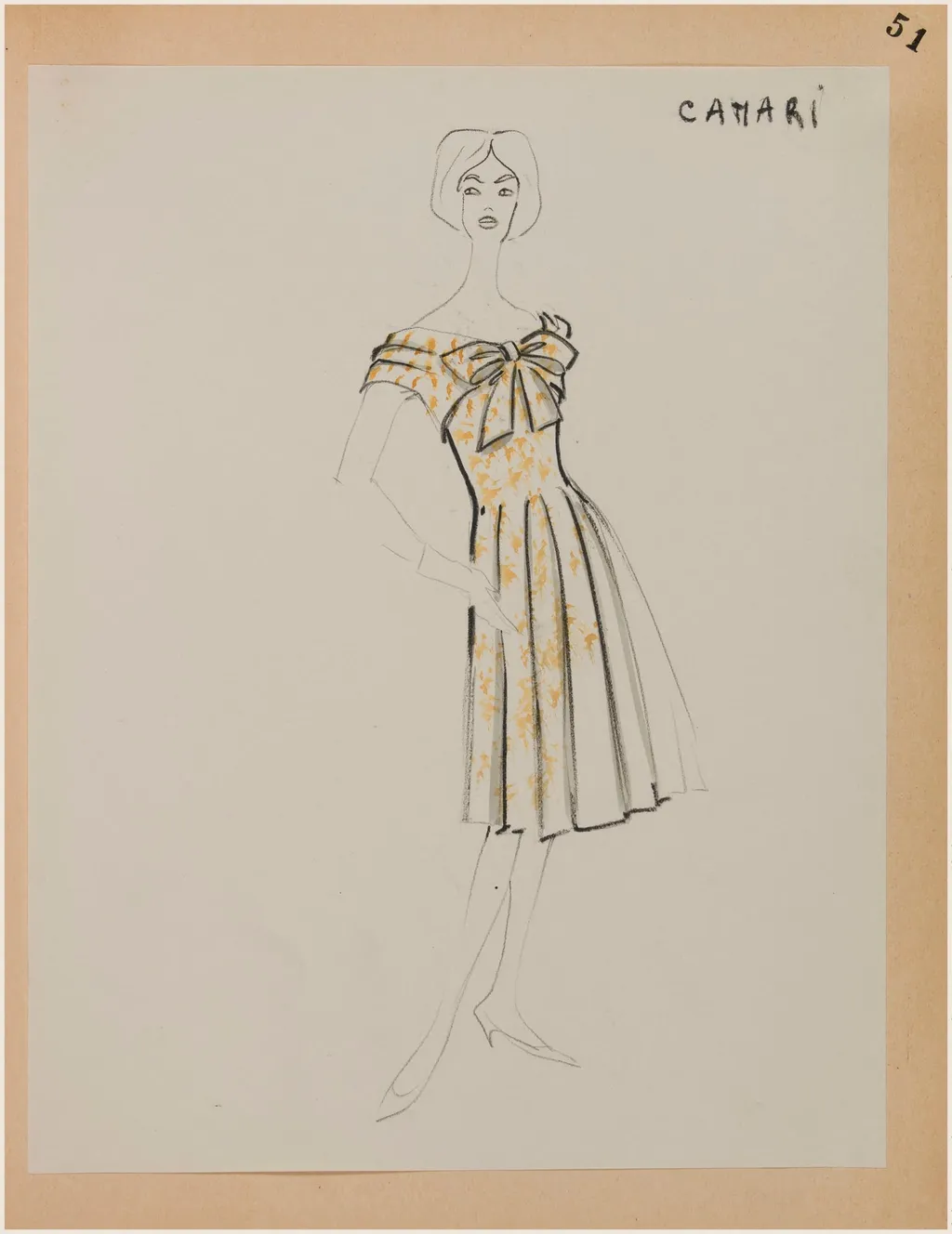 Canari, by Marie-Louise Carven, 1958