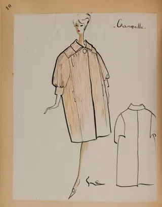 Cannelle, by Marie-Louise Carven, 1958