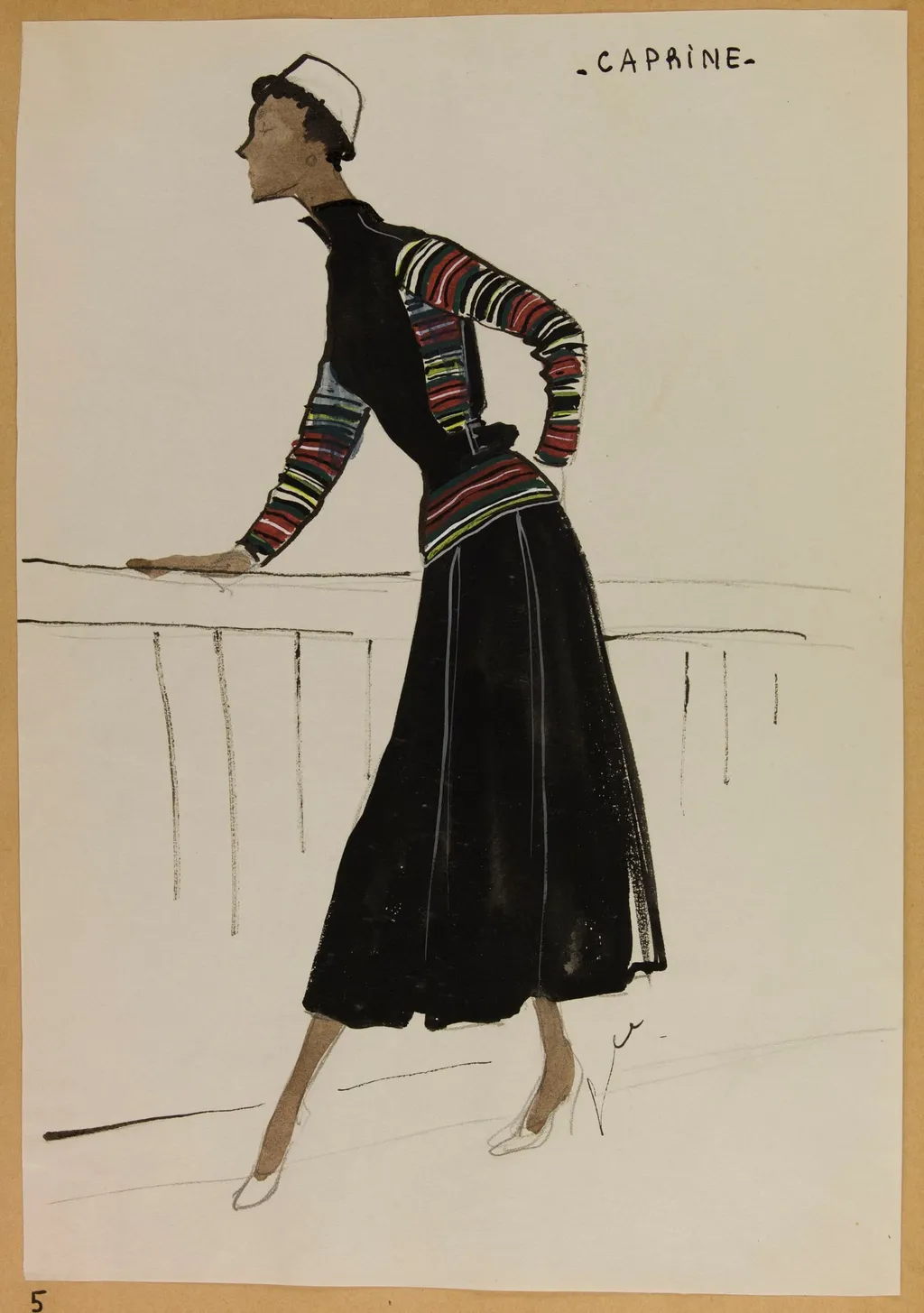 Caprine, by Marie-Louise Carven, 1952