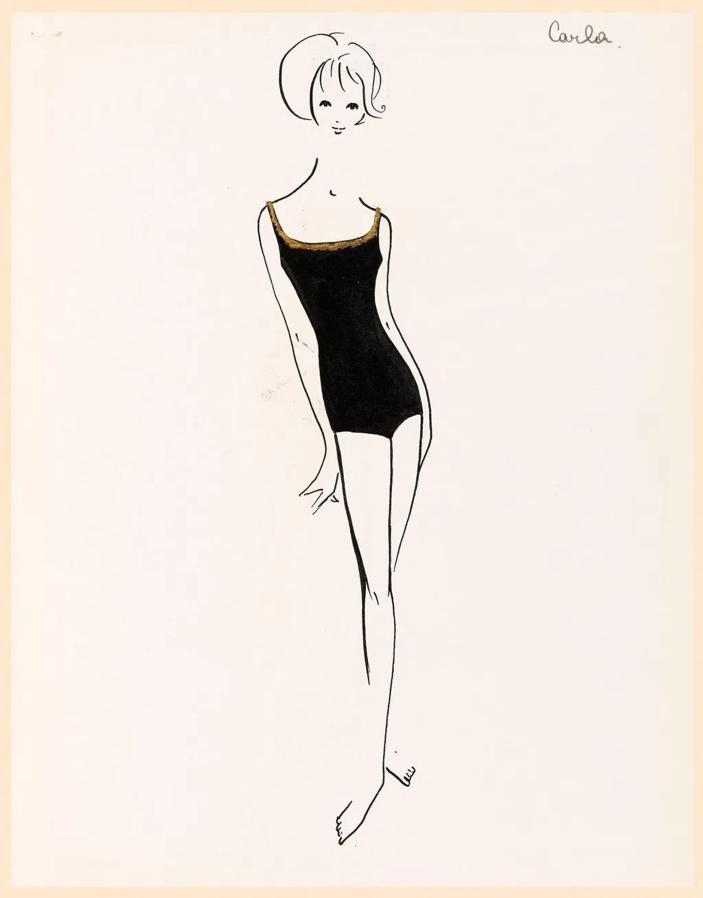 Carla, by Marie-Louise Carven, 1964