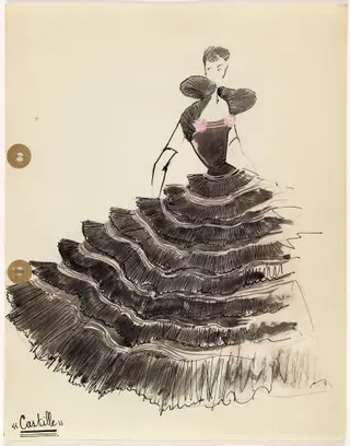 'Castille', by Marie-Louise Carven, 1949