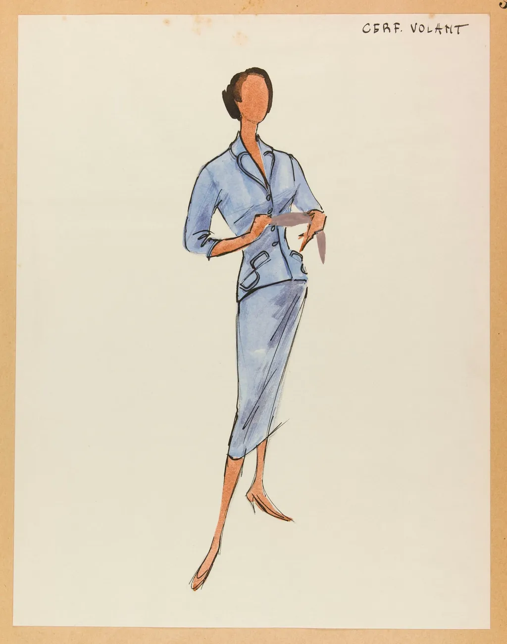Cerf-volant, by Marie-Louise Carven, 1955