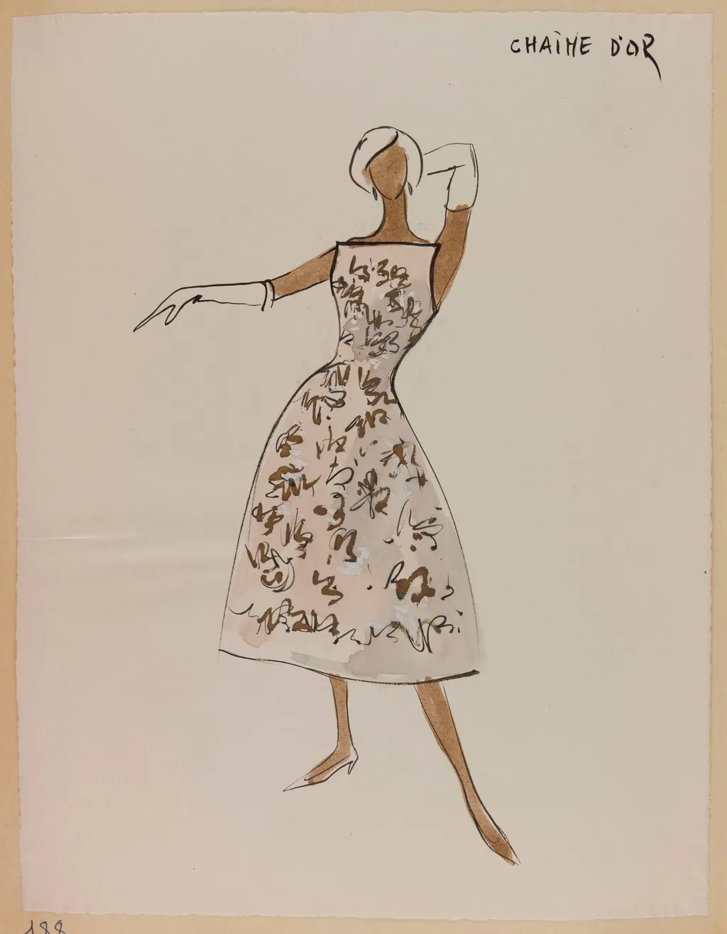 Chaîne d'or, by Marie-Louise Carven, 1956