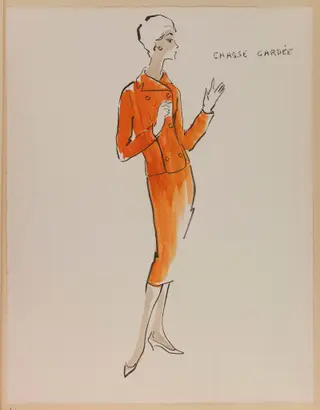 Chasse gardée, by Marie-Louise Carven, 1956