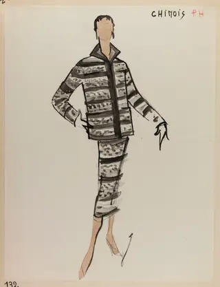 Chinois, by Marie-Louise Carven, 1952