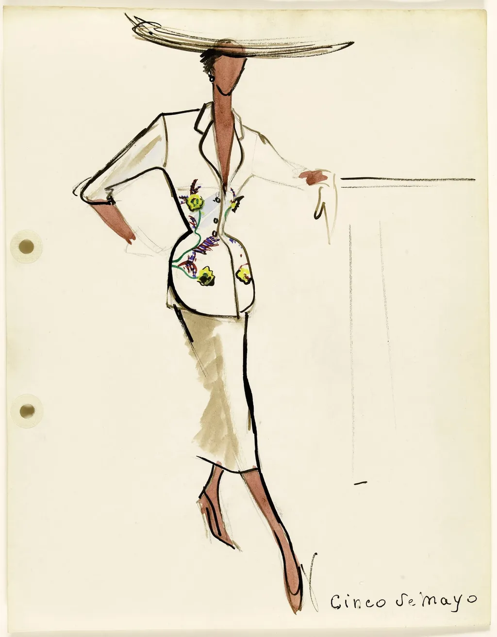 'Cinco de Mayo', by Marie-Louise Carven, 1951