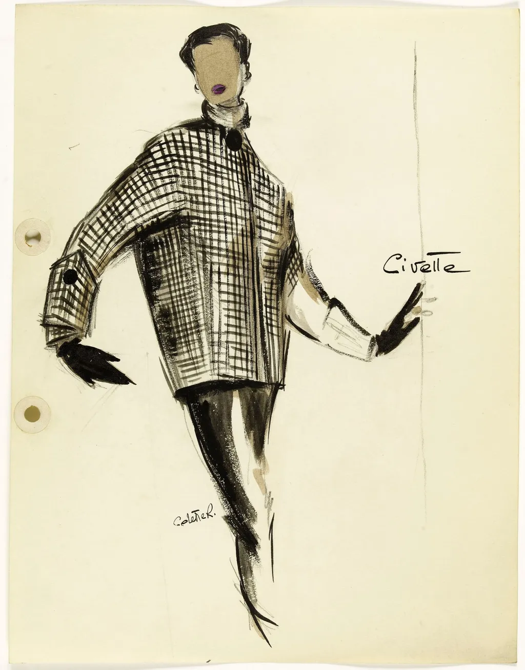 'Civette', by Marie-Louise Carven, 1951