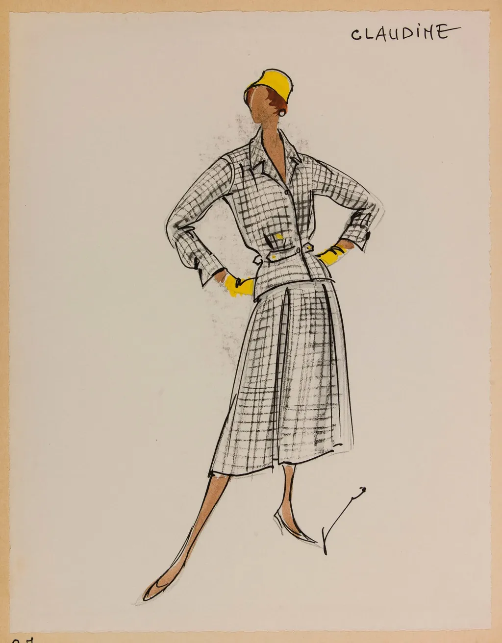 Claudine, by Marie-Louise Carven, 1956