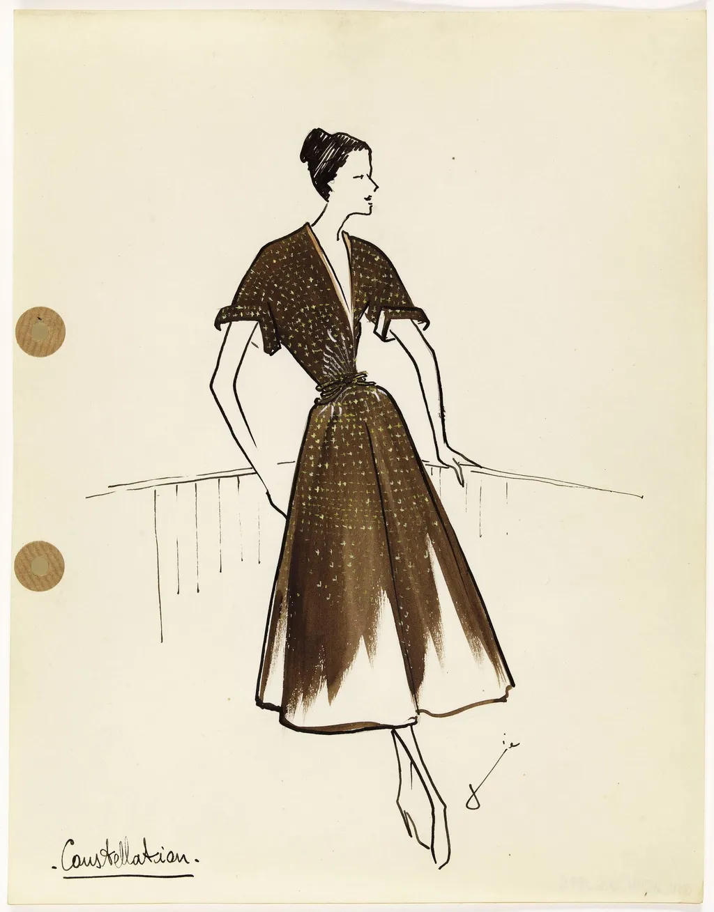 'Constellation', by Marie-Louise Carven, 1949