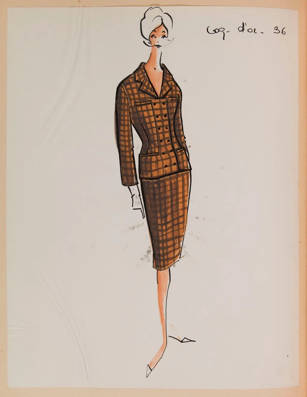 Coq d'or, by Marie-Louise Carven, 1958
