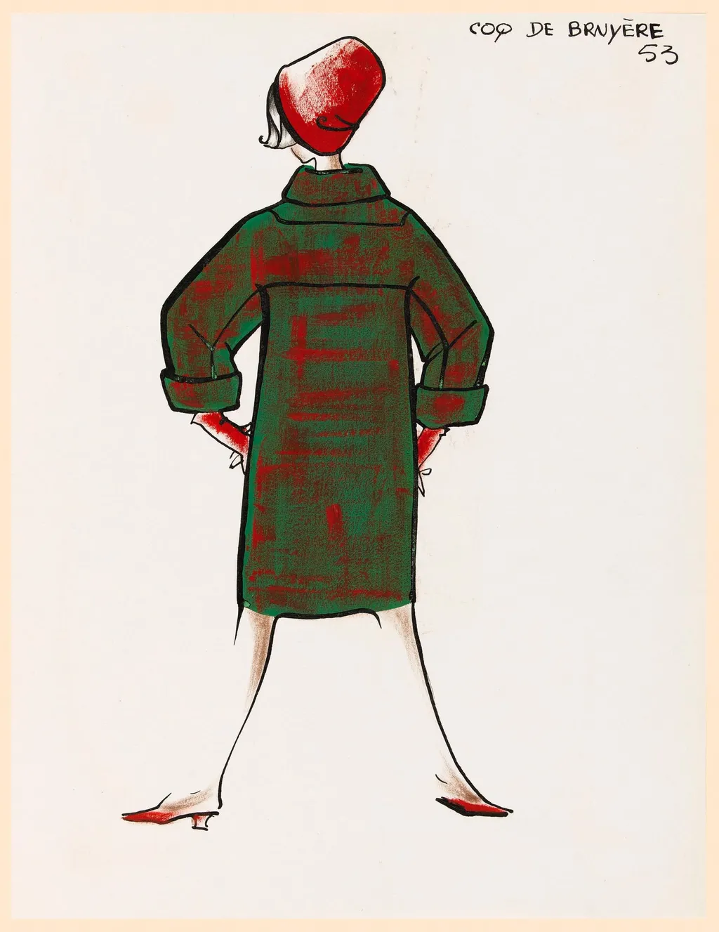 Coq de Bruyère, by Marie-Louise Carven, 1962