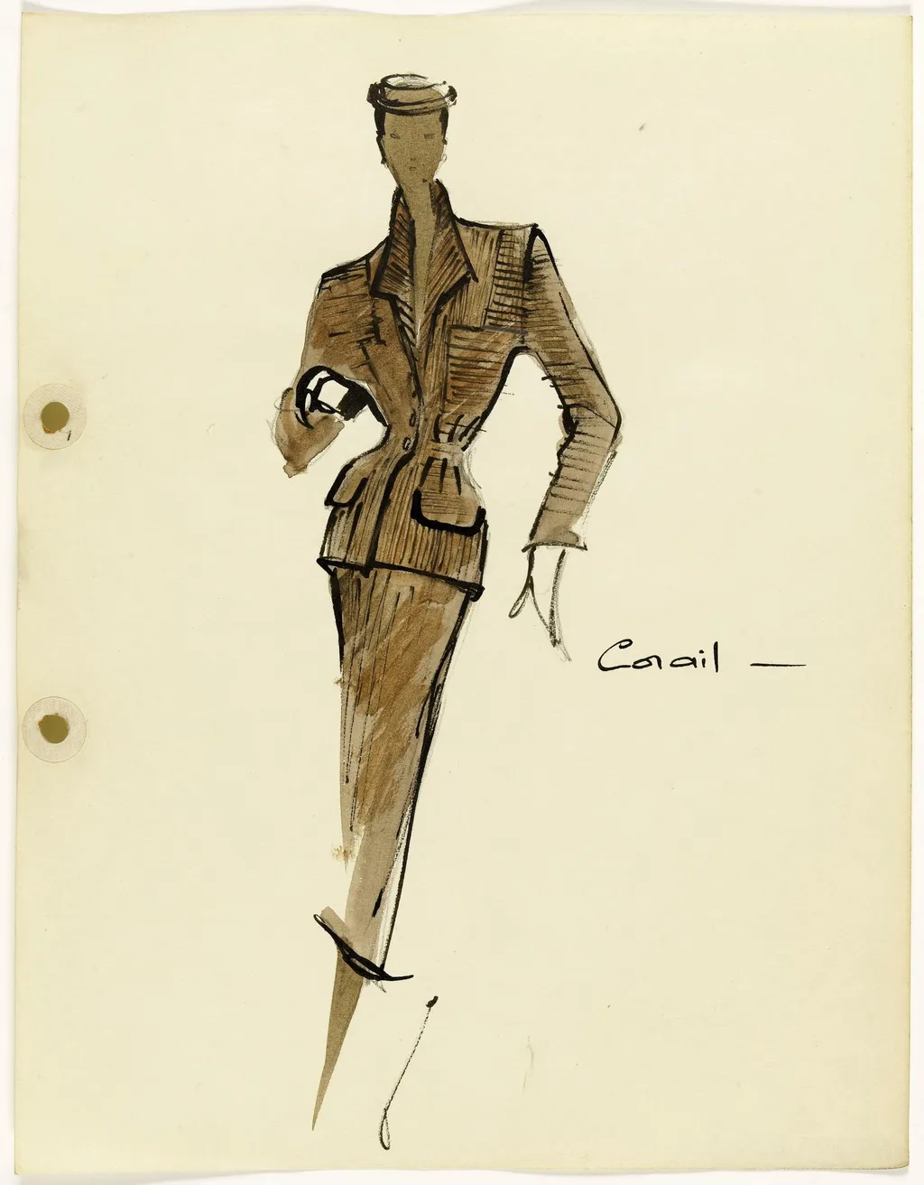 'Corail', by Marie-Louise Carven, 1951