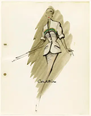 'Cordillère', by Marie-Louise Carven, 1951