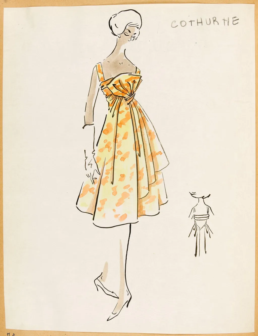 Cothurne, by Marie-Louise Carven, 1957