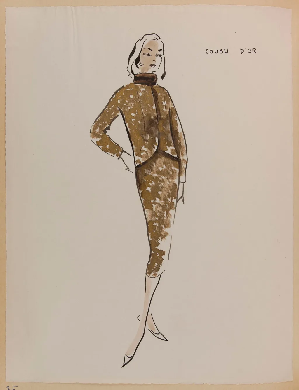 Cousu d'or, by Marie-Louise Carven, 1956