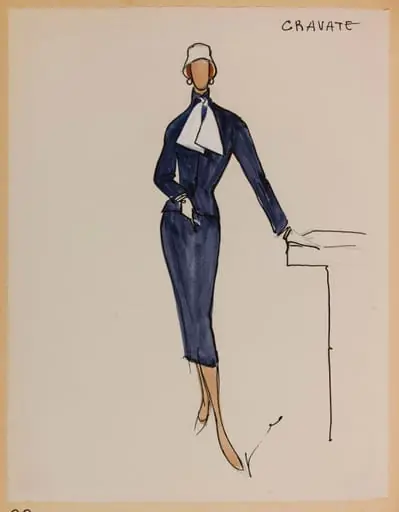Cravate, by Marie-Louise Carven