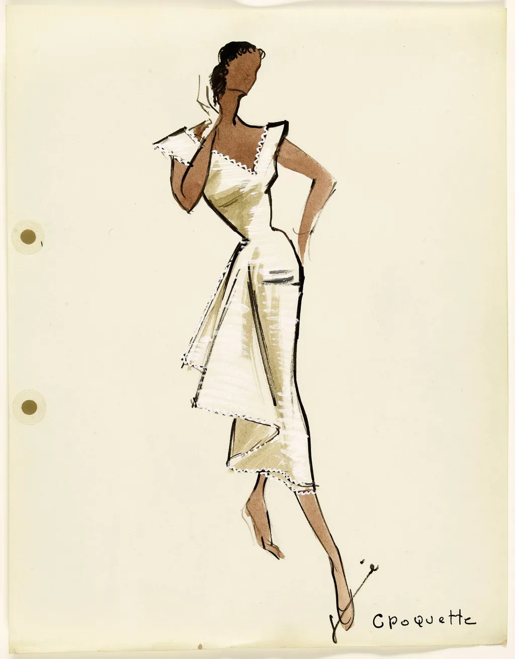 'Croquette', by Marie-Louise Carven, 1951