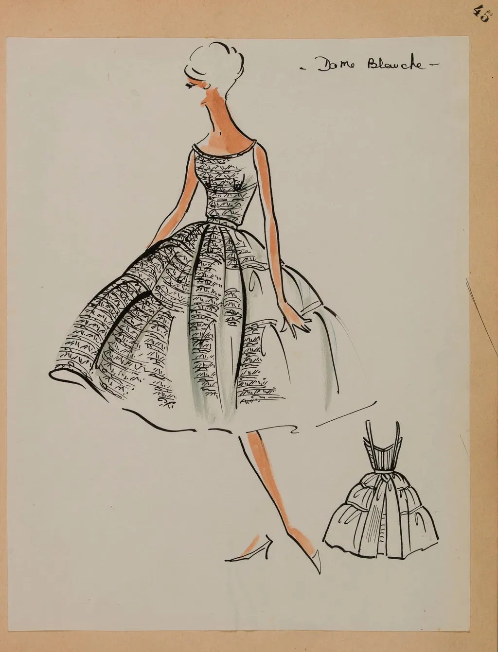 Dame blanche, by Marie-Louise Carven, 1958