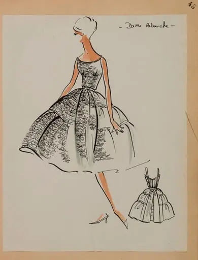 Dame blanche, by Marie-Louise Carven