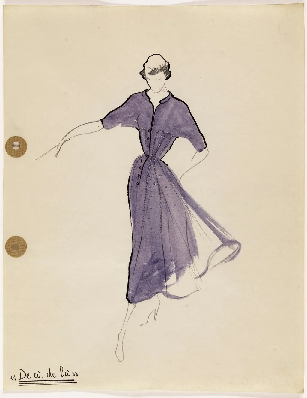 'De ci-de là', by Marie-Louise Carven, 1949