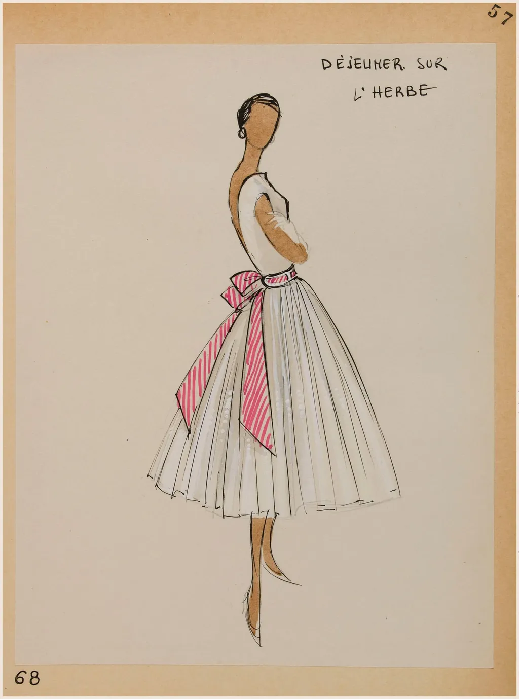 Déjeuner sur l'herbe, by Marie-Louise Carven, 1956
