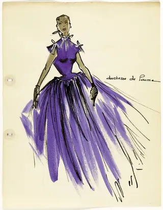'Duchesse de Parme', by Marie-Louise Carven, 1951