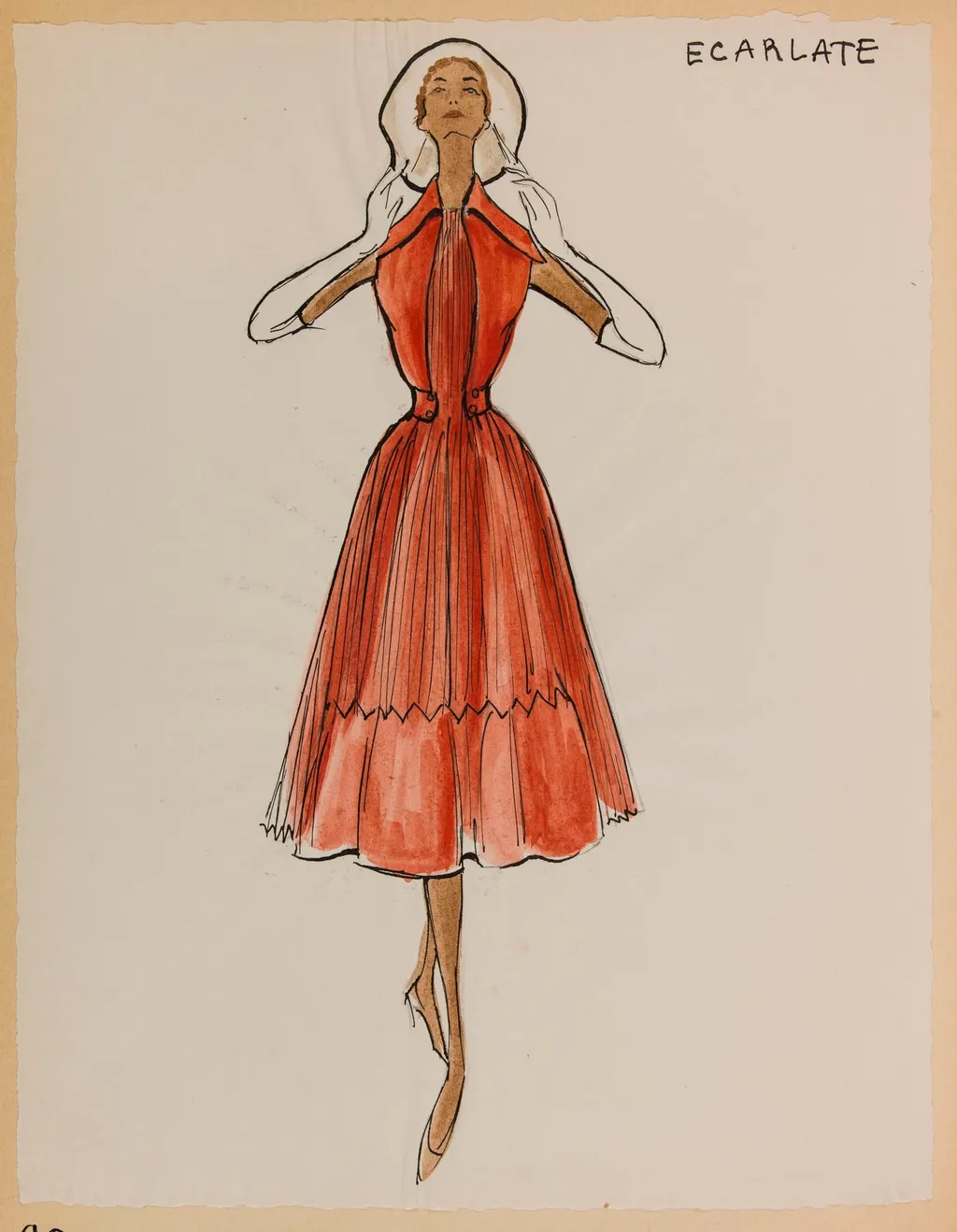 Ecarlate, by Marie-Louise Carven, 1956