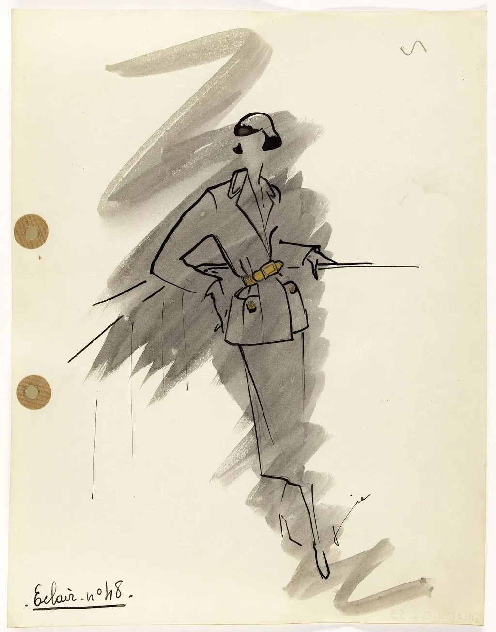 'Eclair n°48', by Marie-Louise Carven, 1949
