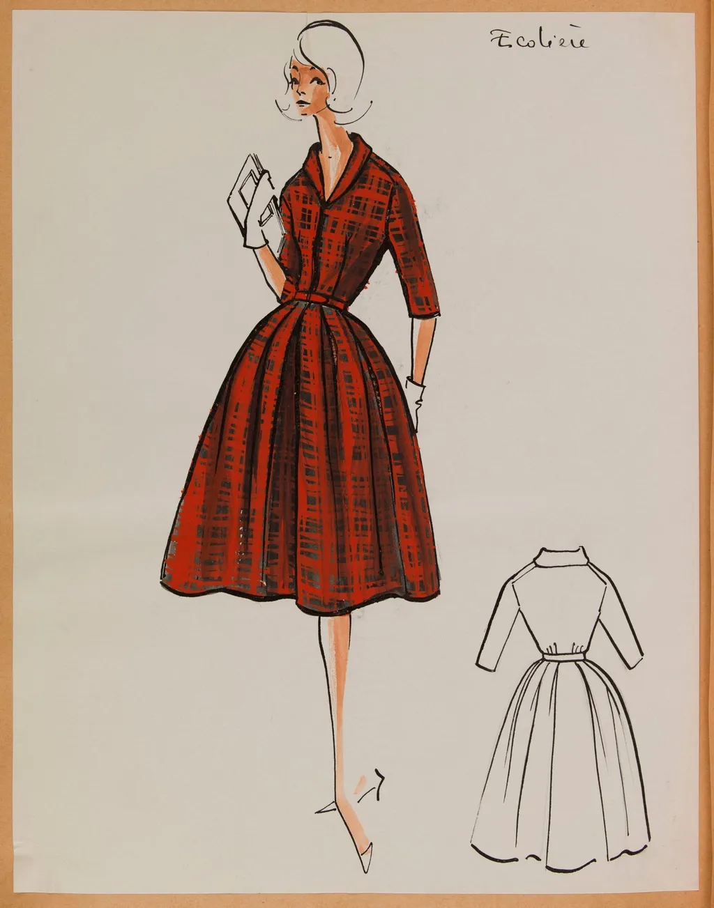 Ecolière, by Marie-Louise Carven, 1958