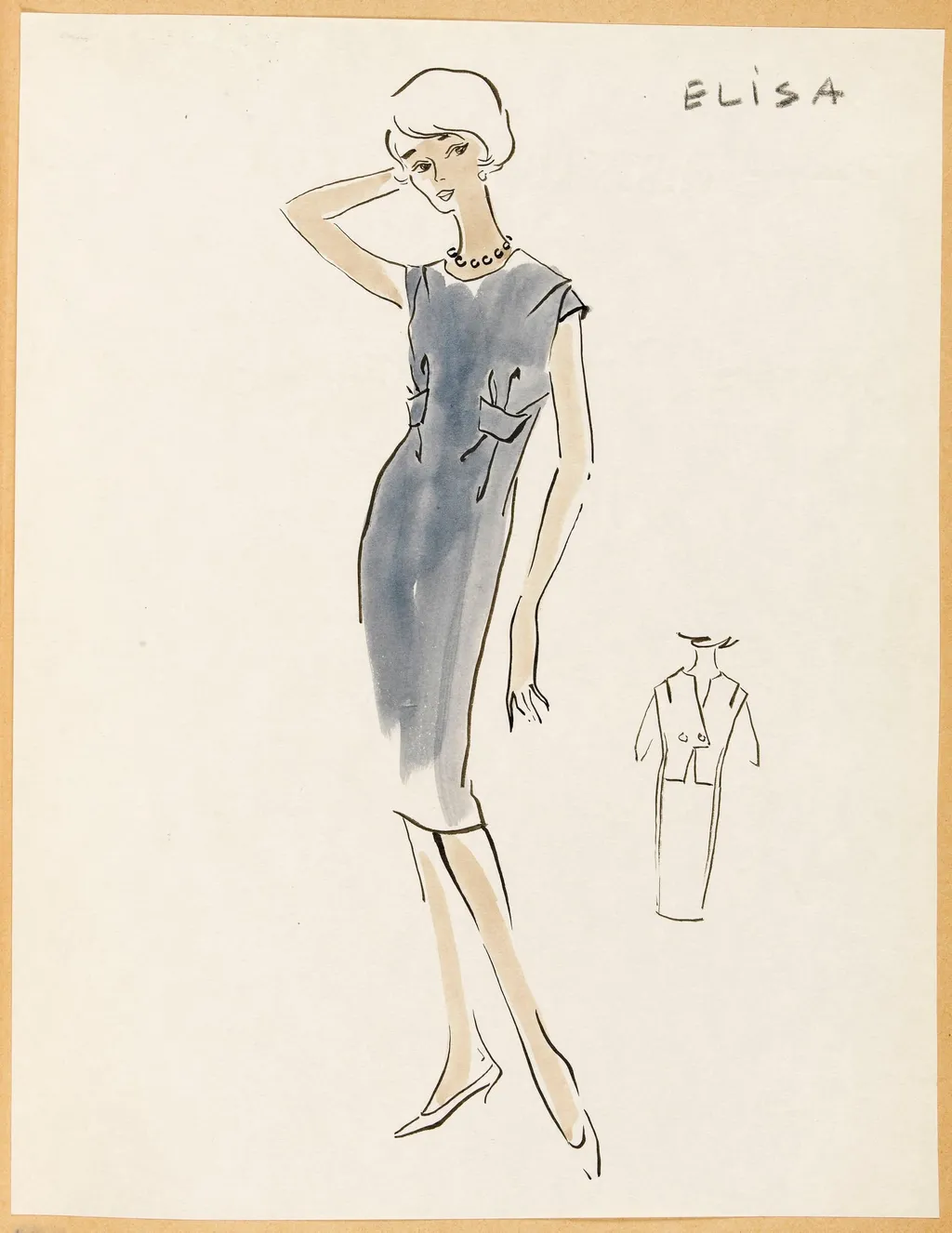 Elisa, by Marie-Louise Carven, 1957