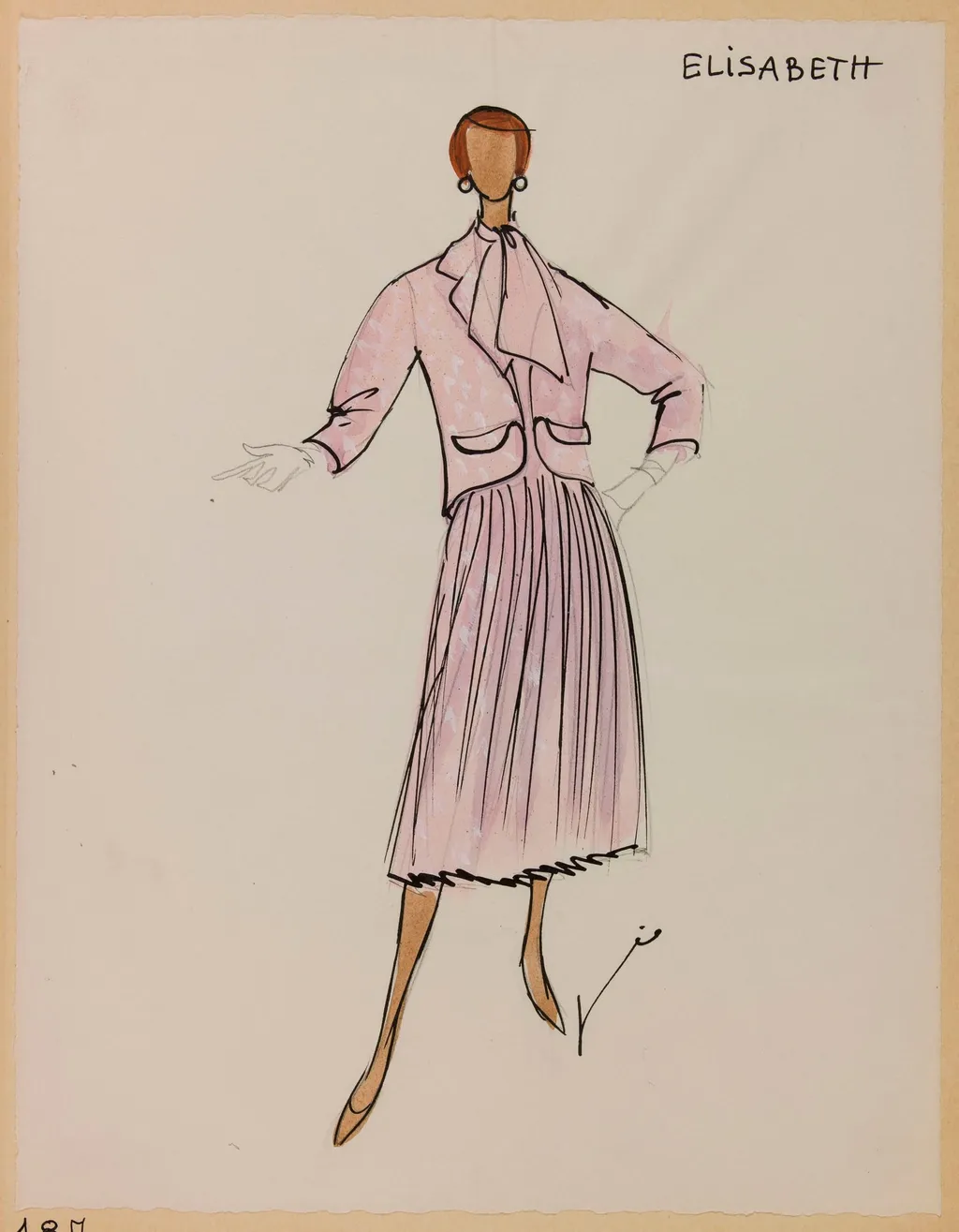 Elisabeth, by Marie-Louise Carven, 1956