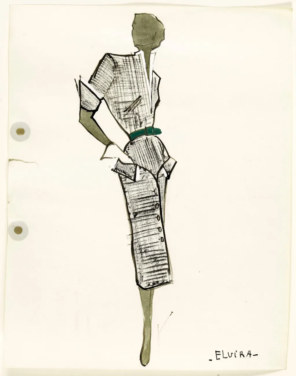 'Elvira', by Marie-Louise Carven, 1951
