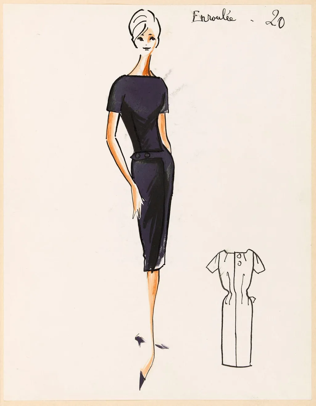 Enroulée, by Marie-Louise Carven, 1959