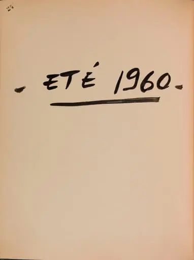 Eté 1960, by Marie-Louise Carven