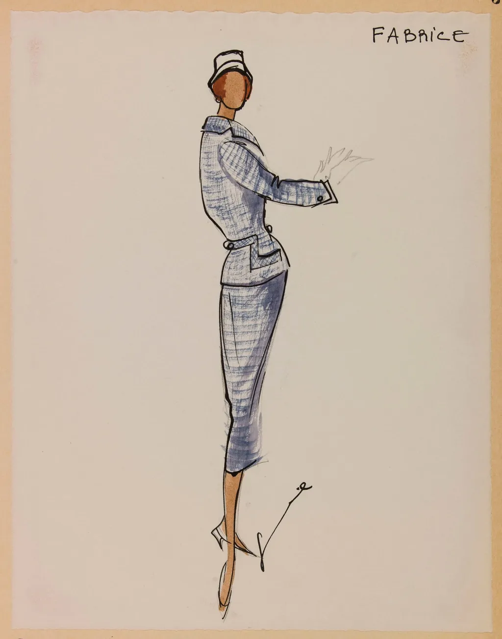 Fabrice, by Marie-Louise Carven, 1956