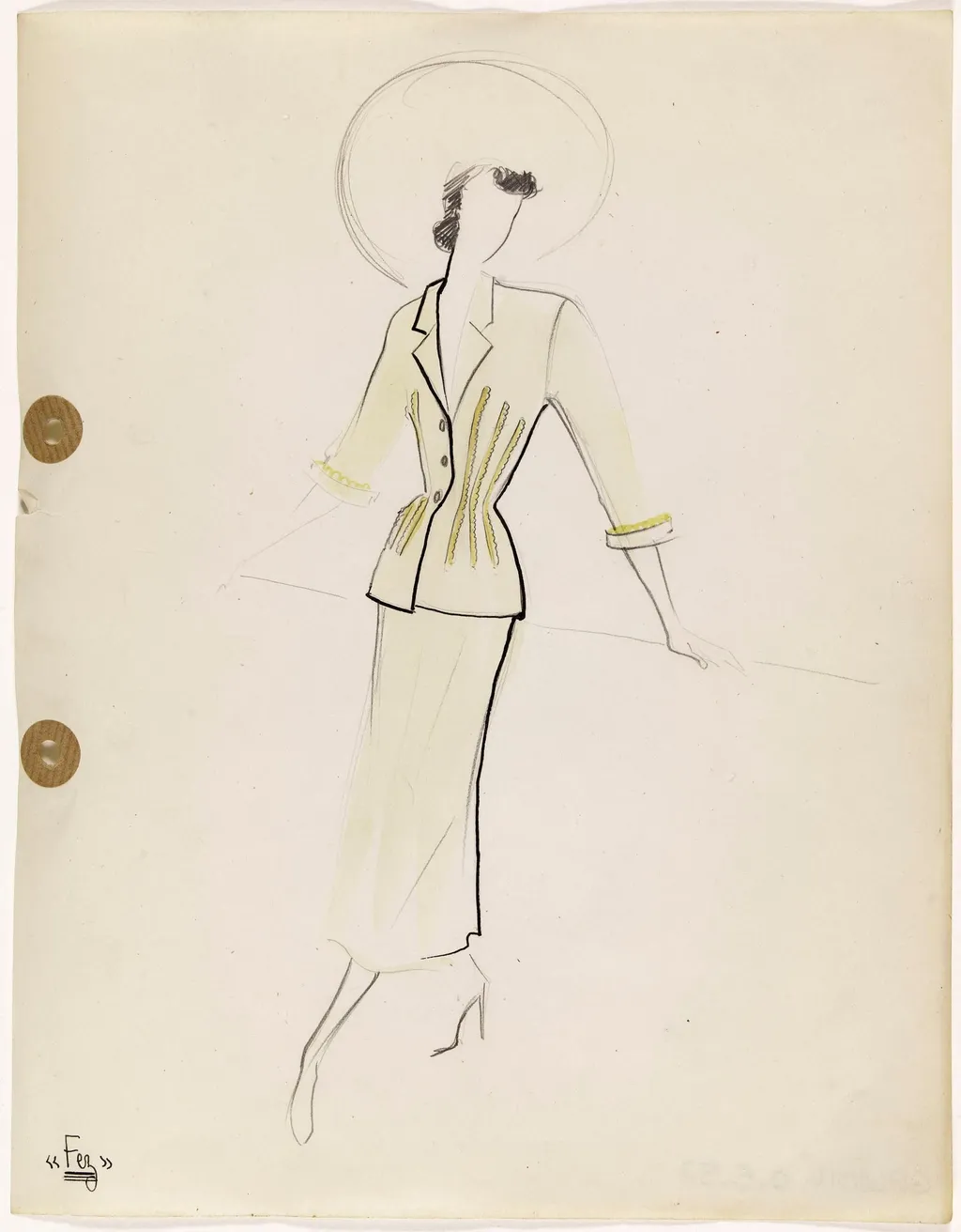'Fez', by Marie-Louise Carven, 1949