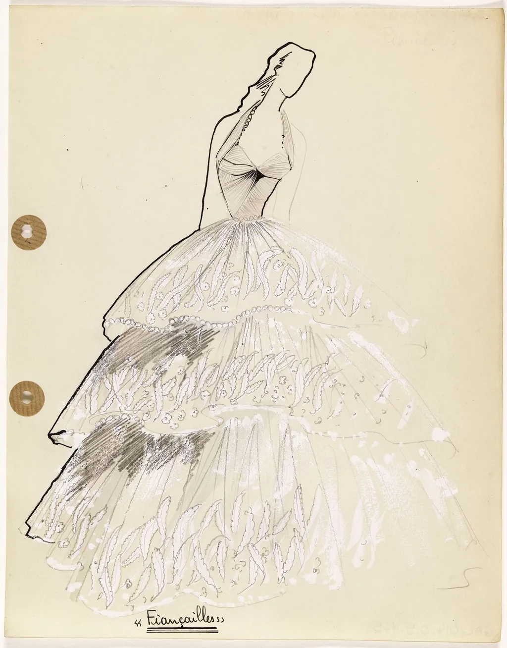 'Fiançailles', by Marie-Louise Carven, 1949