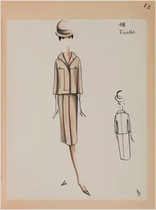 Ficelle, by Marie-Louise Carven, 1963