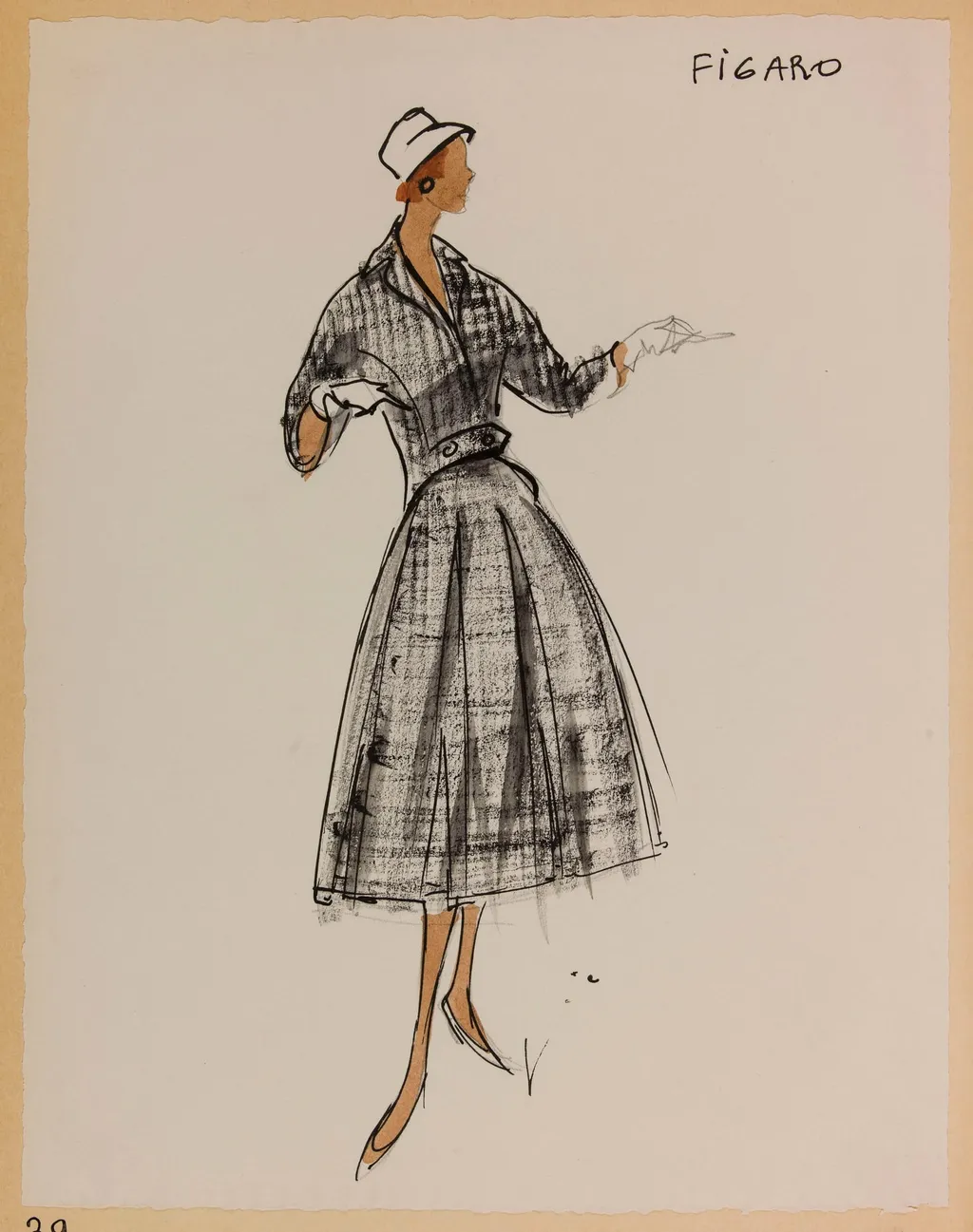 Figaro, by Marie-Louise Carven, 1956