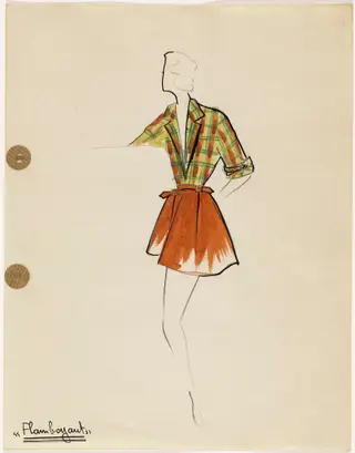 'Flamboyant', by Marie-Louise Carven, 1949
