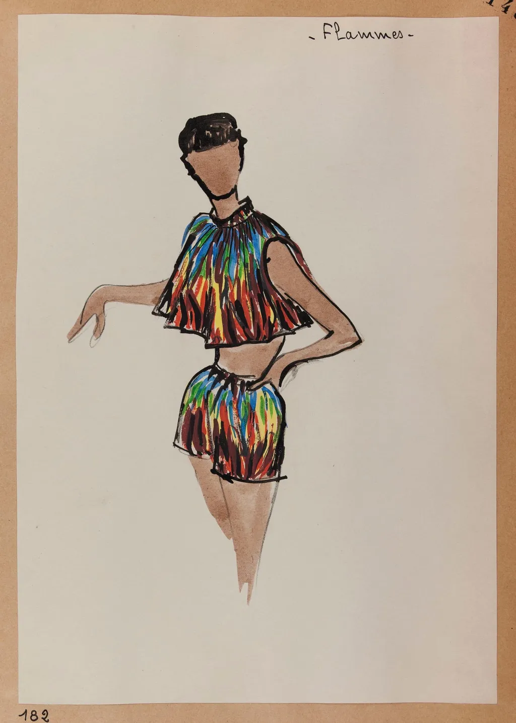 Flammes, by Marie-Louise Carven, 1951