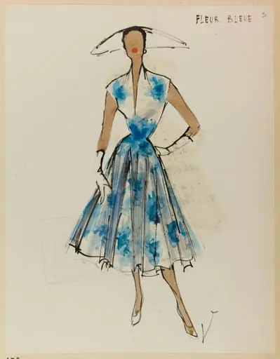 Fleur bleue, by Marie-Louise Carven
