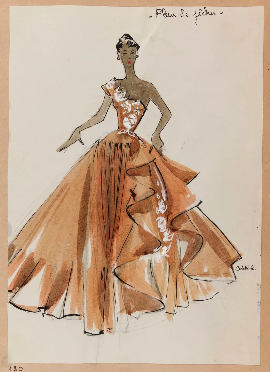 Fleur de pêcher, by Marie-Louise Carven, 1951